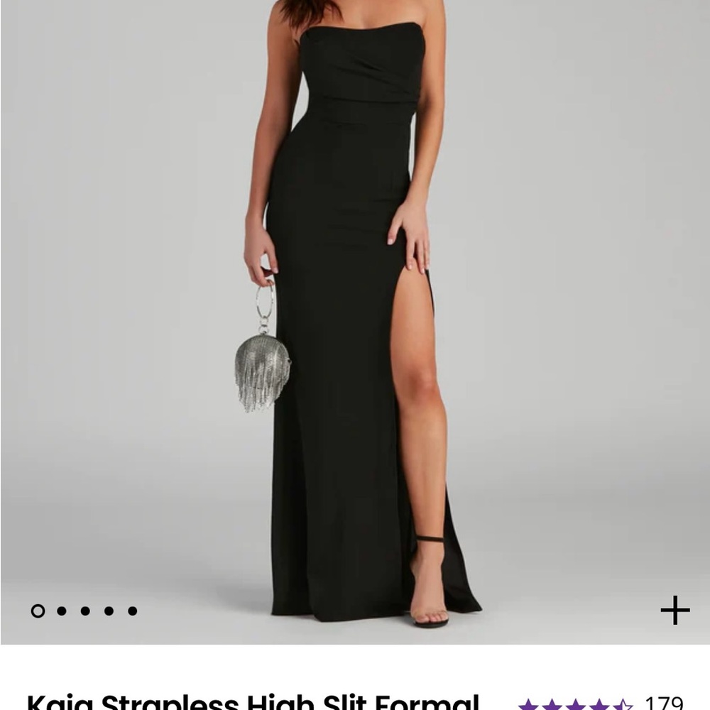 Windsor Kaia strapless high cut formal dress